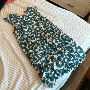 Flower print babydoll dress